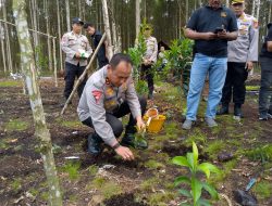 Kapolda Riau Kunjungi Sentral Budidaya Pohon Geronggang di Pulau Bengkalis