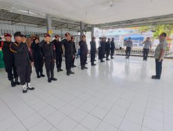 Kalapas Labuhan Ruku Pimpin Apel Serah Terima Tugas di Hari Minggu