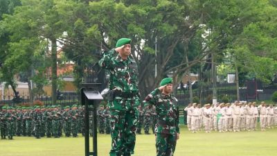 Mengawali Pekan dengan Semangat Pengabdian dan Disiplin Prajurit