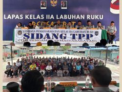 Lapas Labuhan Ruku Gelar Sidang TPP, 87 Warga Binaan Ikuti Proses Penilaian
