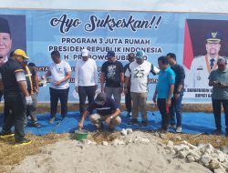 Kalapas Labuhan Ruku Hadiri Peletakan Batu Pertama Perumahan Batubara Bahagia