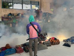 Antisipasi DBD, Lapas Labuhan Ruku Laksanakan Fogging di Blok Hunian