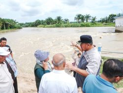 Bupati Batu Bara bersama DPRD Provsu Tinjau Bendung Sungai Dalu-Dalu