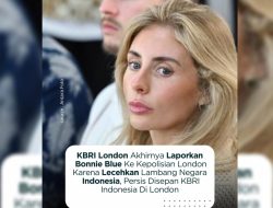 Lecehkan Merah Putih di Depan KBRI London, Selebgram Inggris Blue Bonnie Dilaporkan ke Polisi: Simbol Negara Dihina, Hukum Harus Bicara