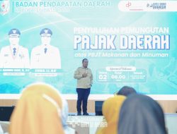 Hadiri Penyuluhan Pemungutan Pajak Barang dan Jasa Tertentu, Bupati Baharuddin: Pengelolaan Pajak Harus Tepat!