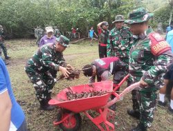 Kodim 1617/Jembrana Pimpin Aksi Bersih Hutan Mangrove, Jaga Kelestarian Pesisir di Hari Juang TNI AD