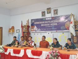 Babinsa Hadiri Pembukaan PMR, Tanamkan Semangat Kemanusiaan dan Kedisiplinan pada Generasi Muda Jembrana