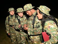 Pertajam Navigasi di Medan Tugas, Awak Media Perdalam Ilmu Medan dan Kompas di Menlatpur Sanggabuana