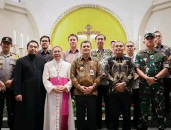 Natal Penuh Kedamaian, Pangdam IV/Diponegoro Bersama Forkopimda Jateng Tinjau Ibadah Natal di Semarang