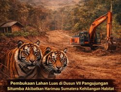Harimau Turun ke Permukiman, Hutan Tua Dirusak: KPH V Aek Kanopan dan Dishut Sumut Dituding Gagal Lindungi Ekosistem