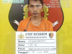 Polsek Kualuh Hulu Ungkap Kasus Narkotika di Damuli Pekan, Residivis Diamankan dengan Barang Bukti Sabu