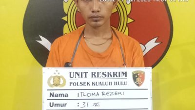 Polsek Kualuh Hulu Ungkap Kasus Narkotika di Damuli Pekan, Residivis Diamankan dengan Barang Bukti Sabu