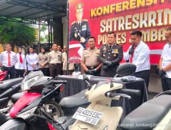 Polres Jombang Ungkap 17 Tersangka Curamor, Puluhan Barang Bukti Diamankan