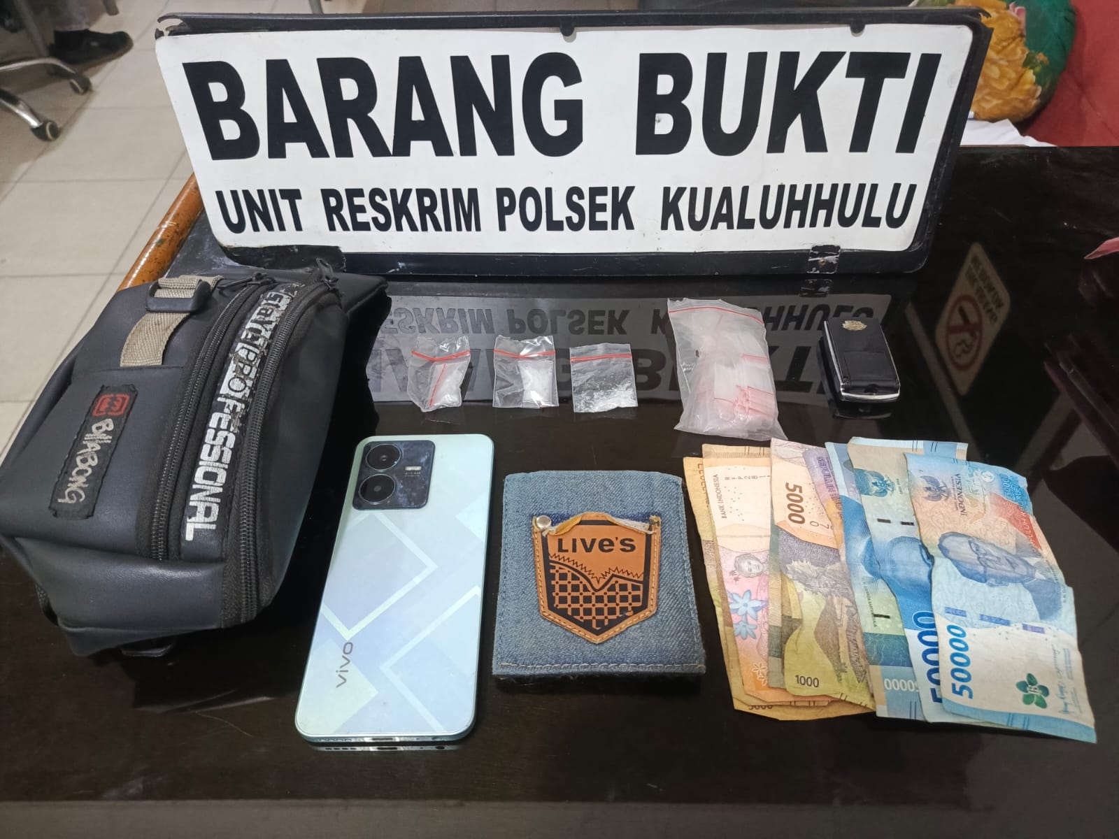 Barang Bukti Disita Polsek Kualuh Hulu 