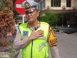 Kasat Lantas Polres Batu Bara AKP Simon E Simatupang SH MH Ajak Masyarakat Menjadi Pelopor Lalu lintas 