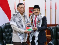 Menhan RI Sjafrie Sjamsoeddin Terima Kunjungan Pejabat Baru Kedubes Palestina, Perkuat Kerja Sama Strategis