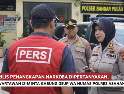 Rilis Penangkapan Narkoba Dipertanyakan, Wartawan Radar007.com Diminta Masuk Grup WA Humas Polres Asahan