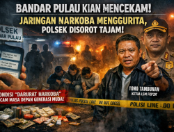 “Bandar Pulau Kian Mencekam! Diduga Jaringan Narkoba Menggurita, Ketua LSM Angkat Bicara — Polsek Disorot Tajam”