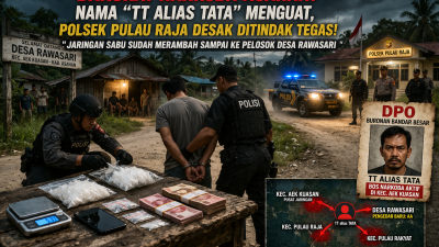 DARURAT NARKOBA ASAHAN MENGGILA! Nama “TT alias Tata” Disebut Warga, Kanitreskrim Polsek Pulau Raja: “Kami Tindaklanjuti ya Pak!”