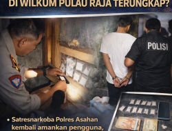 Pengguna Sabu Kembali Ditangkap di Asahan, Publik Pertanyakan: Kapan Jaringan Besar Narkoba di Wilkum Pulau Raja Terungkap?