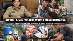 Air Diklaim Mengalir, Warga Masih Bertanya: Polemik Proyek SPAM Rp14 Miliar di Petang Belum Usai