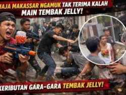 Viral! Tak Terima Kalah Main Tembak Jelly, Sekelompok Remaja di Makassar Mengamuk, Warga Diancam Parang