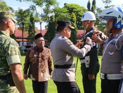 Apel Gelar Pasukan Operasi Ketupat Semeru 2026, polres Jombang Siap Kawal Mudik Lebaran