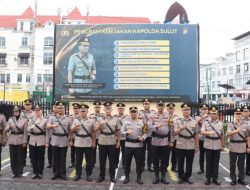 Polresta Manado Gelar Upacara Sertijab Sejumlah Pejabat Utama dan Kapolsek Jajaran