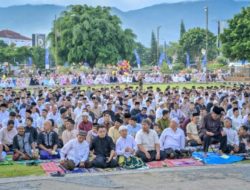 Warga Muhammadiyah Banjarnegara Shalat Ied Hari ini, Khatib Sampaikan Kepedulian Kemanusian Jadi Esensi Taqwa Umat Muslim