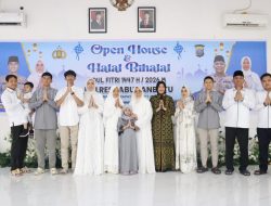 Hangatnya Kebersamaan, Polres Labuhanbatu Rayakan Idulfitri Bersama Masyarakat