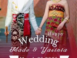 Penuh Haru dan Bahagia! Dharma Suaka Pawiwahan Made Dwi & Yasinta Satukan Dua Keluarga Besar di Petang