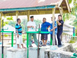 Komitmen Jaga Infrastruktur, Bupati Batu Bara Tinjau Jembatan dan Pintu Air di Desa Air Hitam