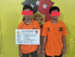 Dua Pelaku Curat Dibekuk, Satu DPO! Gasak Uang Rp11 Juta dari Mobil di Parkiran Indomaret