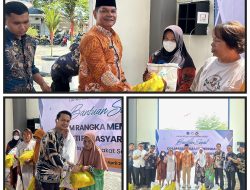 Wujud Kepedulian Sosial, Lapas Labuhan Ruku Salurkan Bantuan Kepada Masyarakat Dalam Rangka HBP KE-62