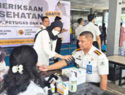 Tingkatkan Derajat Kesehatan, Lapas Labuhan Ruku Gandeng Dinkes Batu Bara Gelar Pemeriksaan Kesehatan Gratis HBP Ke-62