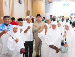 Bupati Batu Bara Tepung Tawari Jemaah Calon Haji 1447 H
