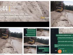 Dikonfirmasi Soal Galian C Ilegal, Kapolsek Air Putih Bungkam—WA Wartawan Diblokir!