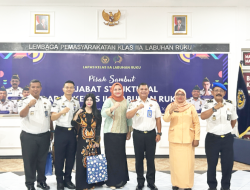 Pisah Sambut Tiga Pejabat Struktural, Jajaran Lapas Labuhan Ruku Penuh Haru dan Semangat Baru 
