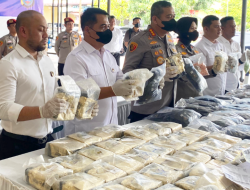 Operasi Storm Breaker – Polresta Deli Serdang Gagalkan Logistik Narkotika Transnasional, Sita 53 Kg Sabu Dan Ribuan Ekstasi
