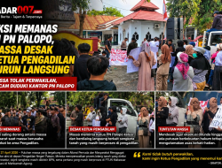 Aksi Memanas di PN Palopo, Massa Desak Ketua Pengadilan Turun Langsung