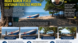 Pesona Alami Pantai Tangguwisia, Indah Namun Perlu Sentuhan Fasilitas Modern