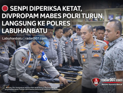 Divpropam Mabes Polri Periksa Ketat Senpi di Polres Labuhanbatu, Pastikan Tak Ada Penyimpangan
