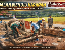 Jalan Menuju Harapan: Babinsa Dampingi Pembangunan Akses KDKMP di Desa Bandingan