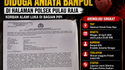 Oknum Polsek Pulau Raja Diduga Aniaya Banpol di Halaman Kantor