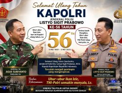 Kapolri Jenderal Listyo Sigit Prabowo Rayakan Ulang Tahun ke-56, Panglima TNI Sampaikan Ucapan Hangat dan Pantun Kebersamaan