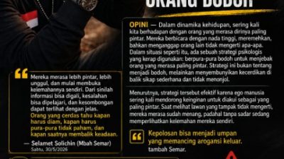 Jangan Terjebak oleh Orang yang Merasa Paling Pintar: Saat Kepolosan Menjadi Senjata Membongkar Kesombongan