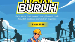 Selamat Hari Buruh Nasional 1 Mei 2026: Bapenda Batu Bara Menghargai Peran Strategis Pekerja dalam Pembangunan Daerah 
