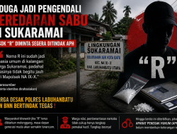 Diduga Jadi Pengendali Peredaran Sabu di Sukaramai, Sosok “R” Diminta Segera Ditindak APH