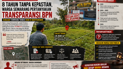 8 Tahun Tanpa Kepastian, Warga Semarang Pertanyakan Transparansi BPN Soal Dugaan Tumpang Tindih HGB di Banyumanik