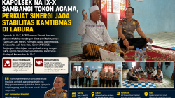 Perkuat Kamtibmas, Kapolsek Na IX-X Rangkul Tokoh Agama di Aek Kota Batu